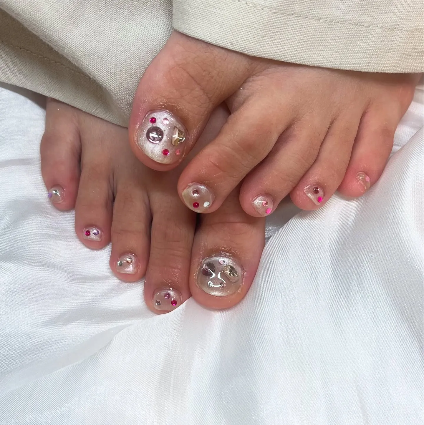 フット宝石ネイル💎🪄✨