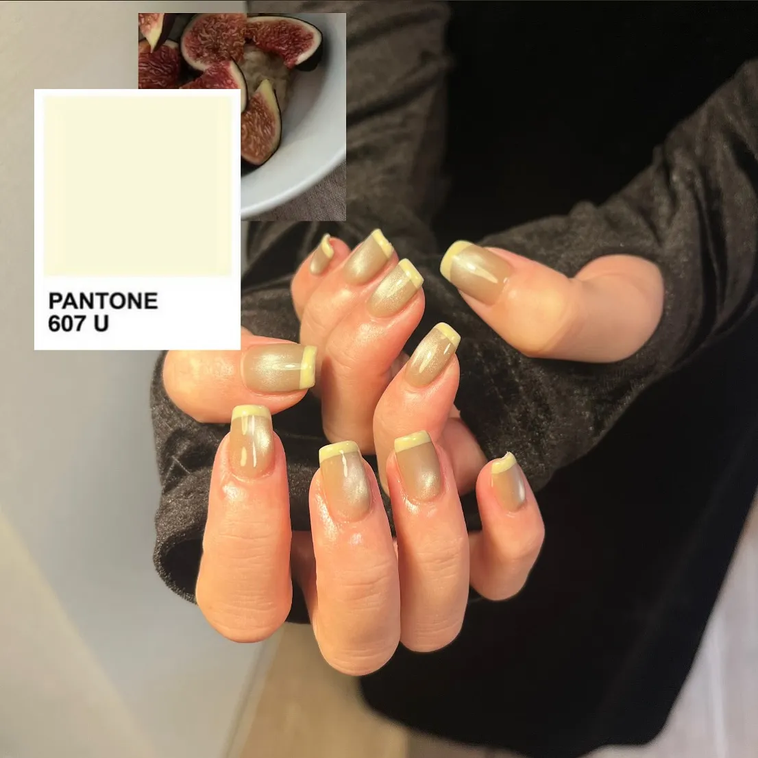 イチジクネイル🧈🤍