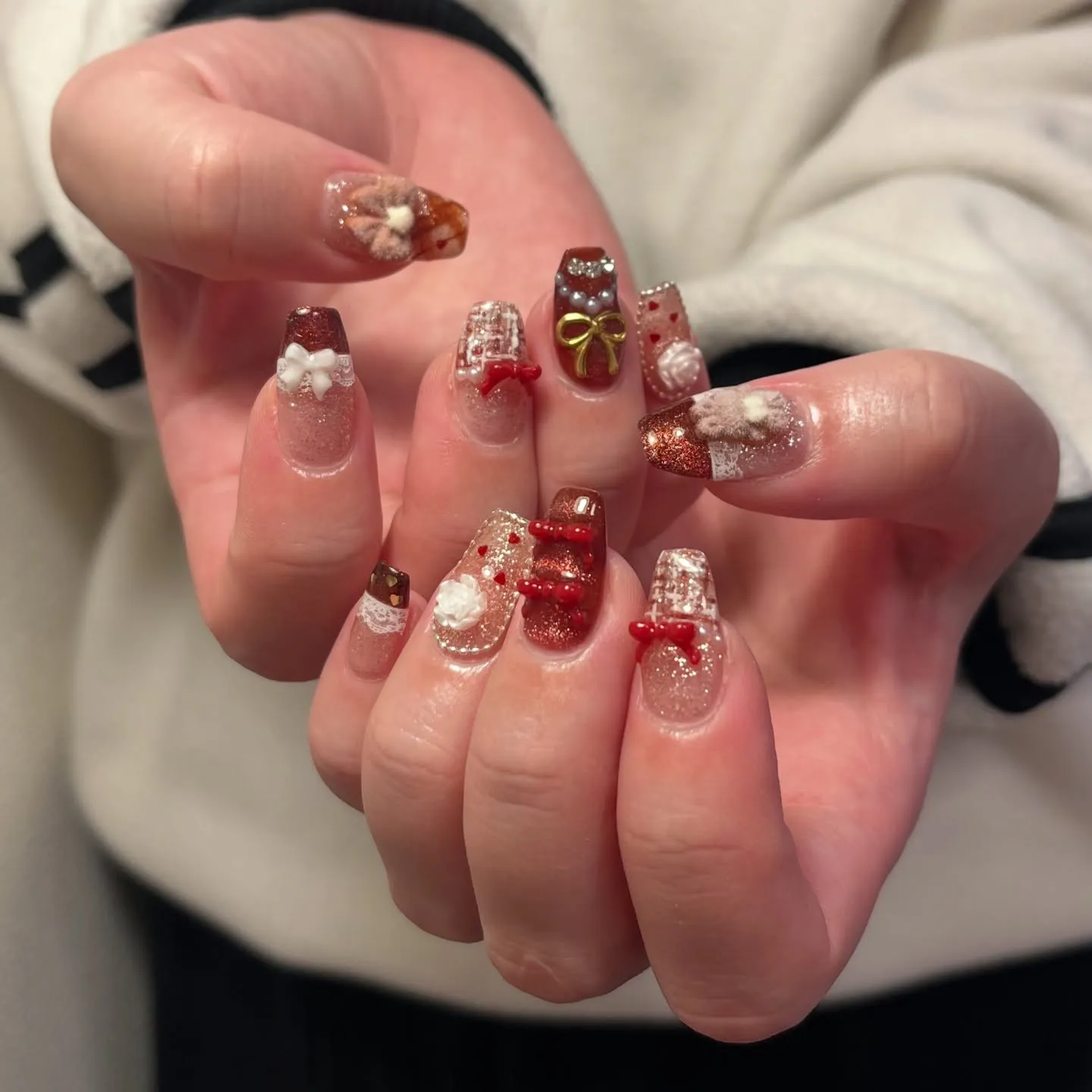 ガーリー×冬デザイン🎀🥣❄️