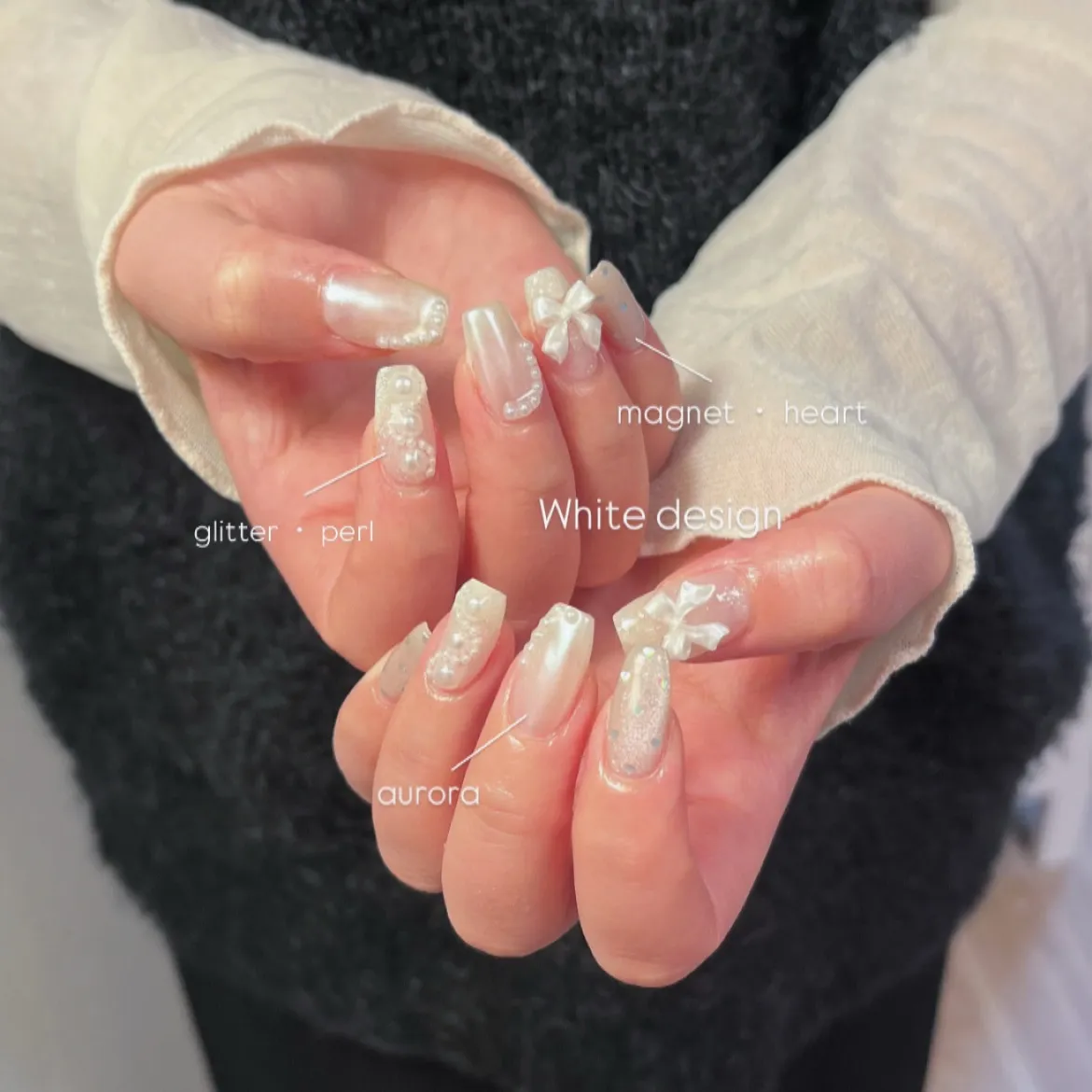 いろんな白で☁️🫧