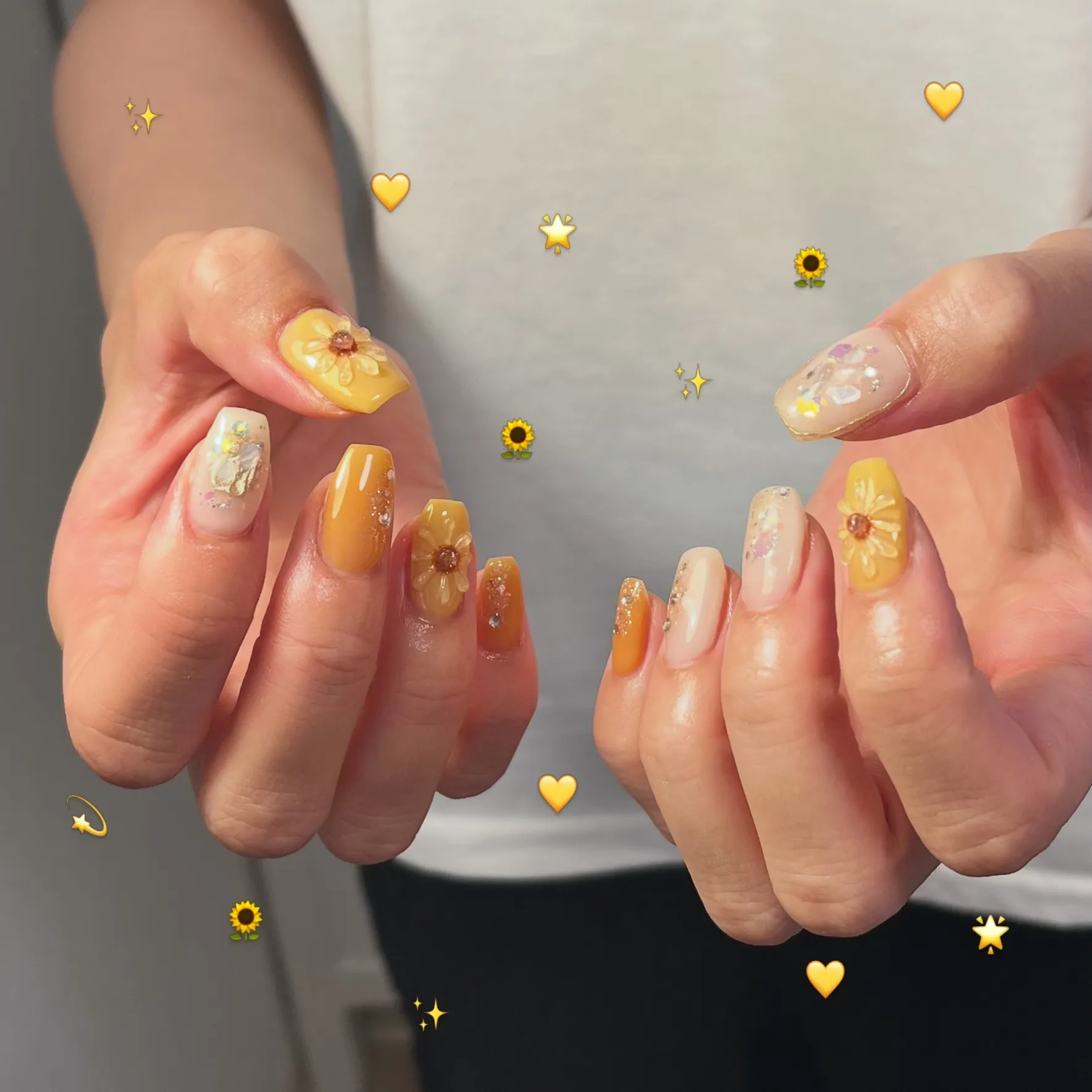 ひまわりデザイン🌻✨