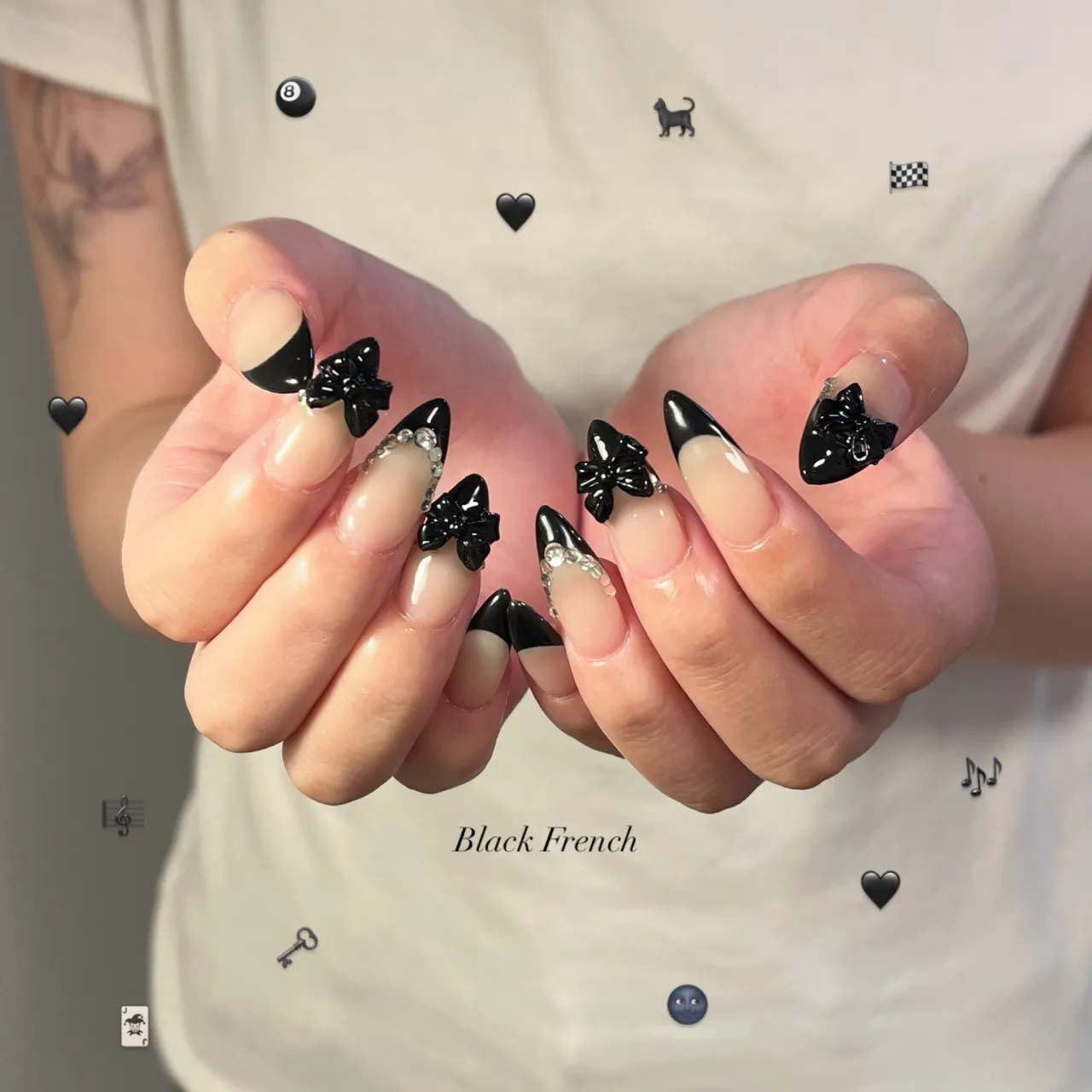 黒フレンチ🖤🗝