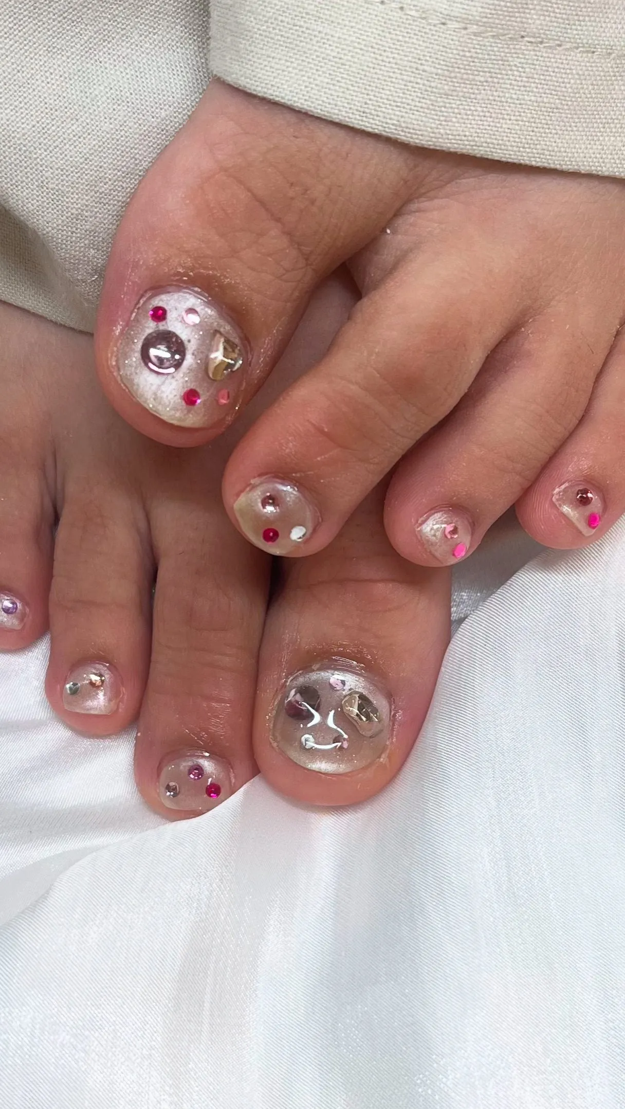 フット宝石ネイル💎🪄✨