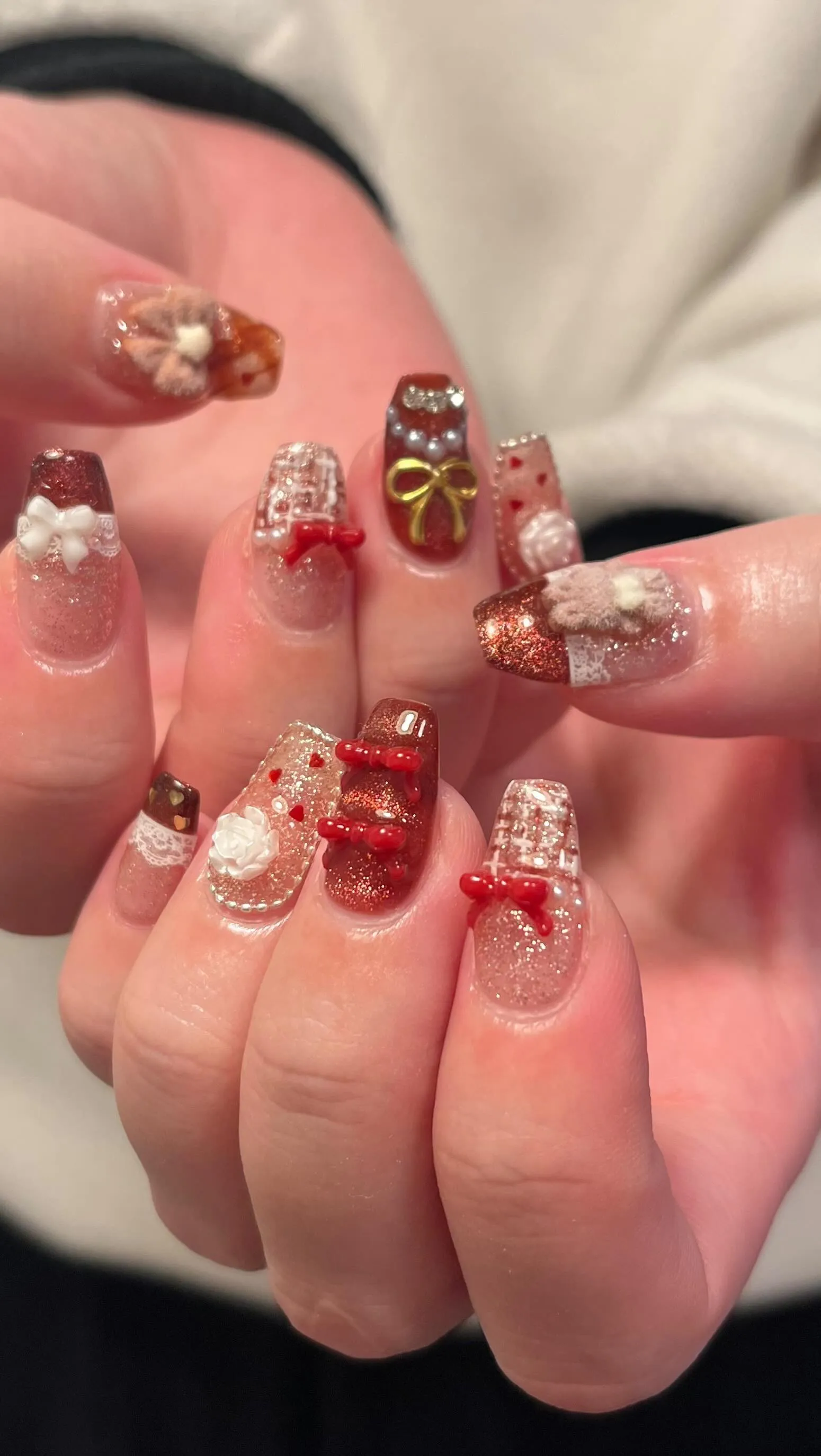 ガーリー×冬デザイン🎀🥣❄️