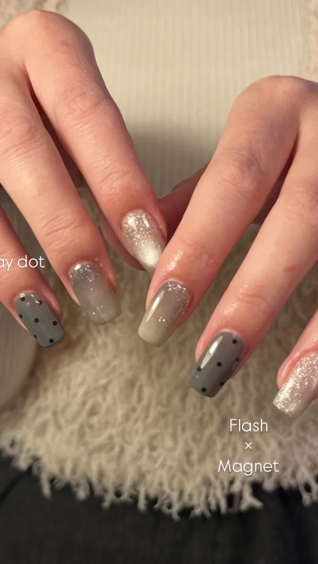 冬のグレーかわいい🫧🩶