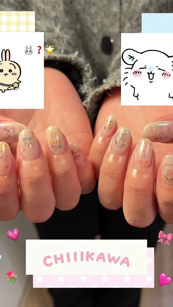 ちいかわネイル✏️