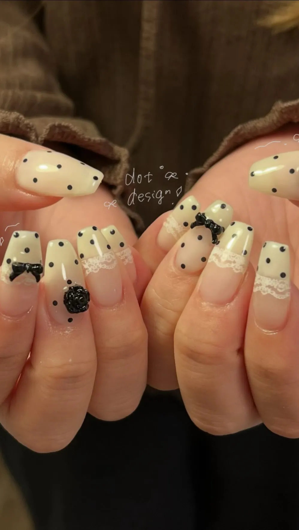 ドット×レース 人気デザイン🎀✨