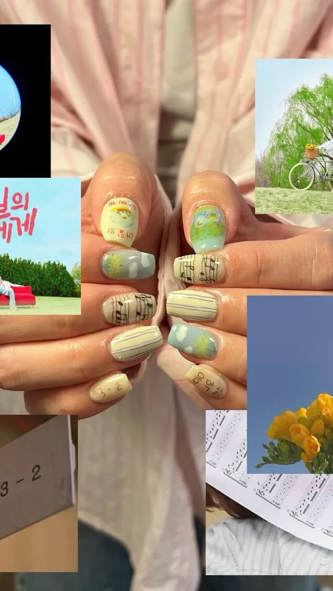 推しネイル🌼