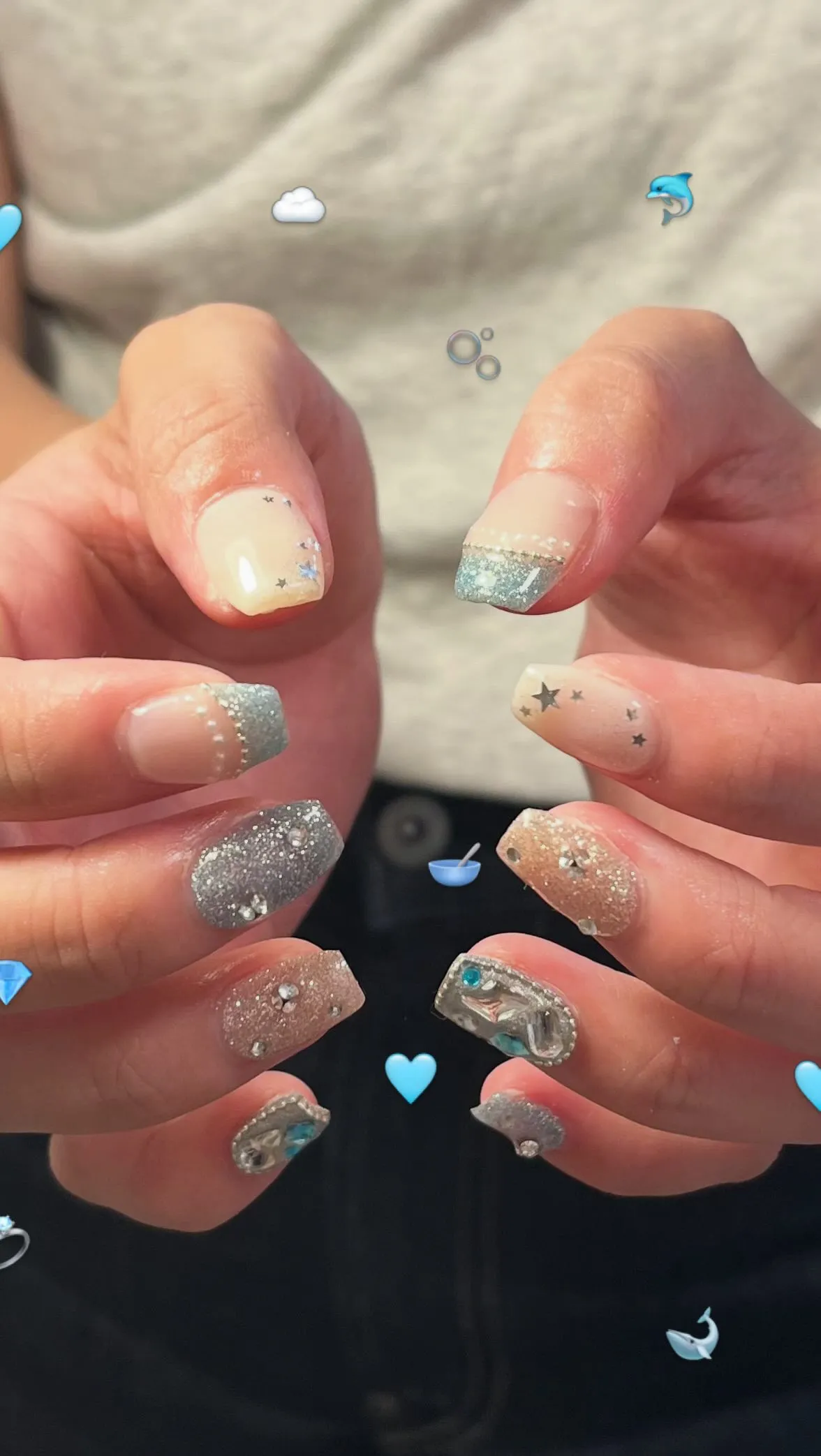 ディズニーシーに合わせてジュビリーネイル💧💦