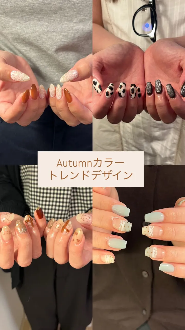 #秋ネイル  #秋ネイルデザイン  #ネイル  #ネイルデザ...