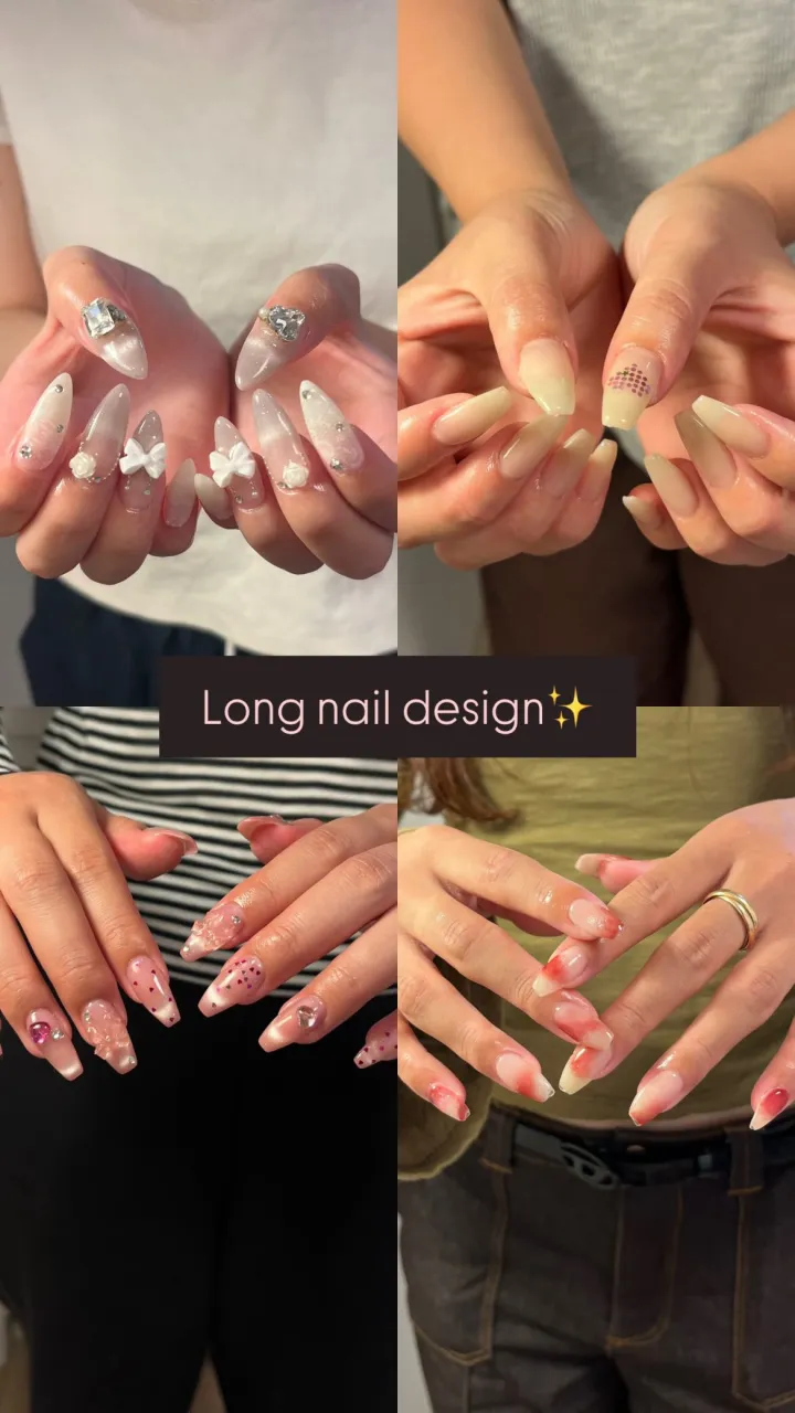 #ロングネイル #マグネットネイル #大人ネイル #ネイル ...